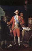 Francisco Goya Portrait of the Count of Floridablance and Goya Sweden oil painting artist